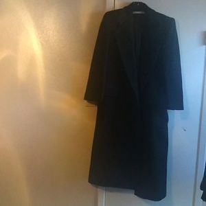 Long Trench Wool Coat